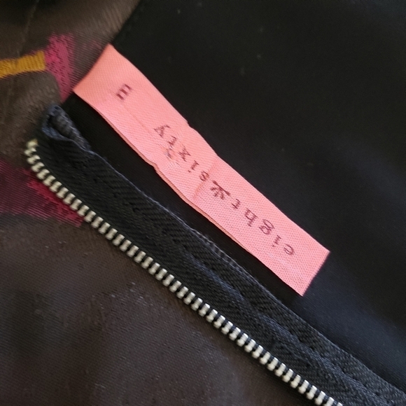 Eight Sixty iridescent abstract print party dress pink black Size Medium - Picture 8 of 10